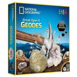 ערכת חציבת קריסטלים - 5 גיאודות גדולות - National Geographic