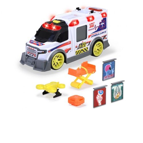 אמבולנס עם אורות וצלילים - DICKIE TOYS