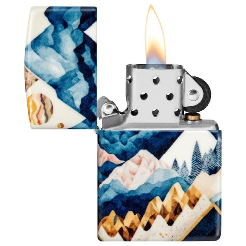 מצית זיפו קולאז׳ הרים - ZIPPO
