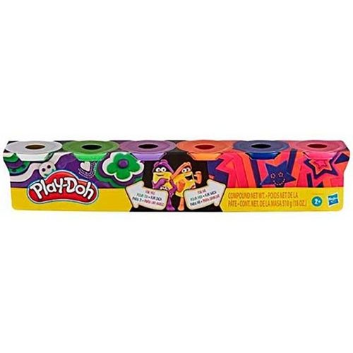 פליידו - סט 6 צבעים  Play-Doh