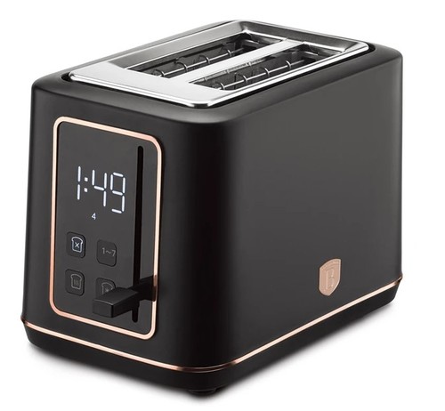 מצנם דיגיטלי 2 פרוסות Berlinger Haus Black Rose BH9661