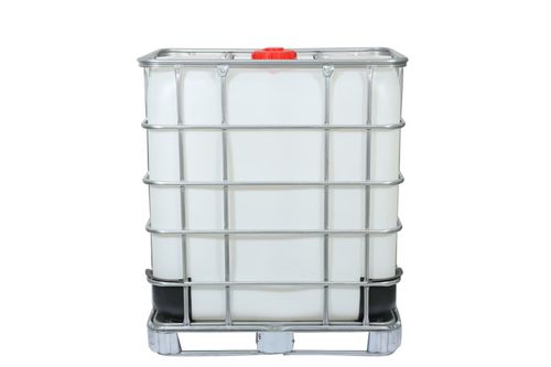 מיכל 500 ליטר (קוביית IBC) אנכי-מאושר מזון - 2 צול מיכל מים 100*66*115H