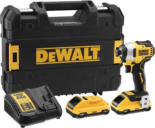 מברגת אימפקט 18V + שתי סוללות 4.0AH DCF809L2T