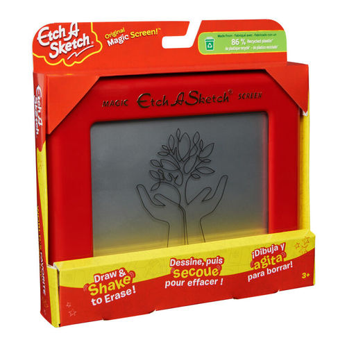 לוח ציור מחיק אדום קלאסי ETCH AND SKETCH 