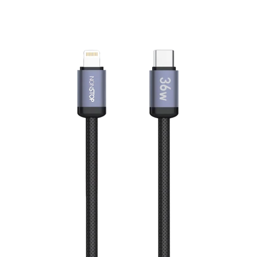 כבל טעינה וסנכרון NONSTOP PowerLine USB-C to Lightning 36W 