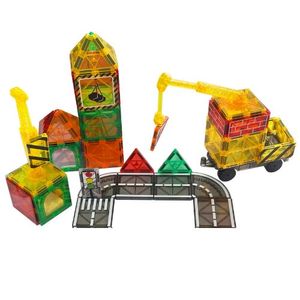 משחק הרכבה מגנטי בתלת מימד 50 חלקים - עיר