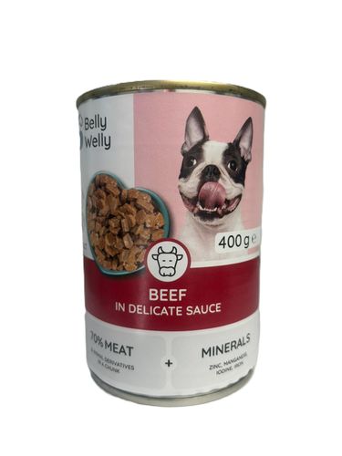 BELLY WELLY לכלב בטעם בקר 400 גרם