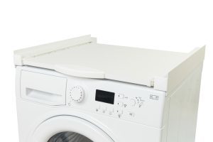 ערכת ערימה אוניברסלית עם מדף למכונות כביסה ומייבשים