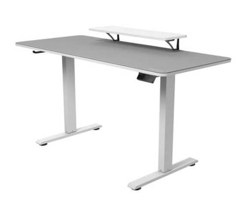שולחן עבודה מתכוונן Cougar E-STAR   שולחן עבודה לבן , 140 שולחן חשמלי ,