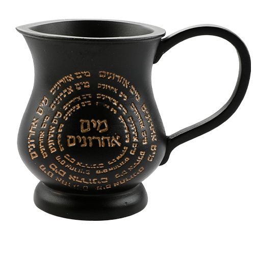 מים אחרונים פולימר מהודר שחור זהב