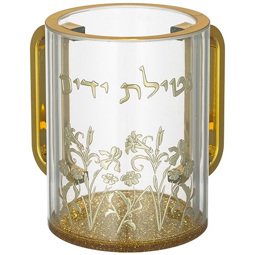 נטלה אקריליק בעיצוב נקי עם אותיות בולטות