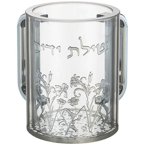 נטלה אקריליק שקופה בסגנון יוקרתי עם כיתוב מובלט