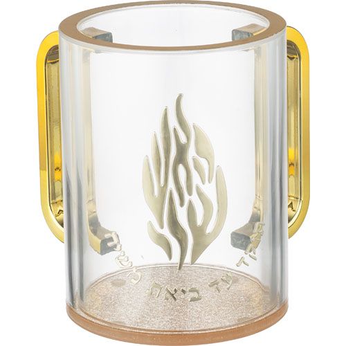 נטלה אקריליק שקופה מהודרת עם אותיות בולטות 