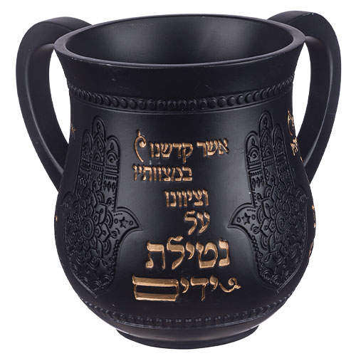 נטלה לנטילת ידיים מהודרת מחומר פולימרי