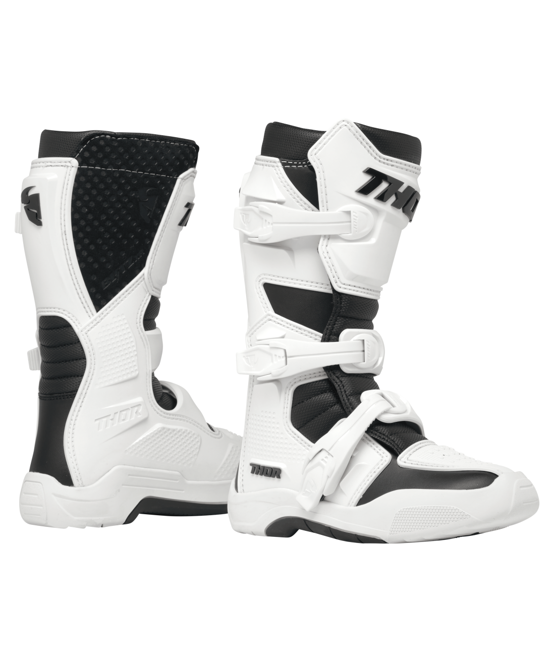 מגף ילדים טור לבן -THOR XR MX BOOT צבע לבן