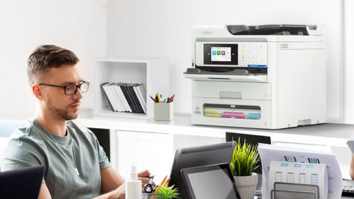 מדפסת צבע משולבת אפסון Epson WorkForce Pro EM-C800RDWF