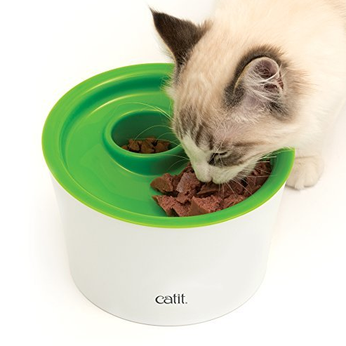 Catit Multi Feeder – קערת האכלה איטית ארגונומית לחתולים