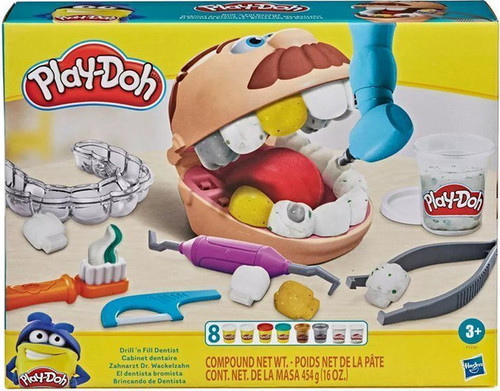 ערכת פליידו רופא שיניים לילדים
