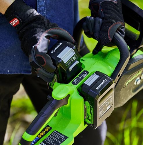 מסור שרשרת נטען GREENWORKS 99501-3 48V Brushless עם להב 36ס
