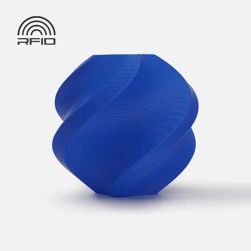 גליל פילמנט איכותי מתוצרת Bambu Lab מסוג PLA Basic בצבע כחול