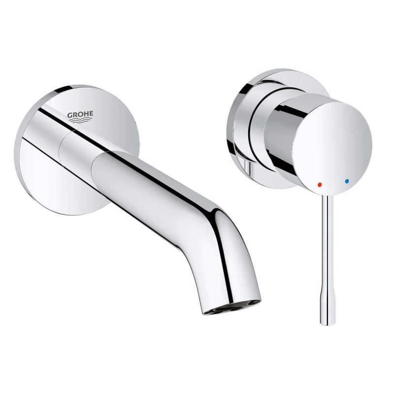ברז קיר פיה 18 סמ שחור  29192001 GROHE (יבואן רשמי )