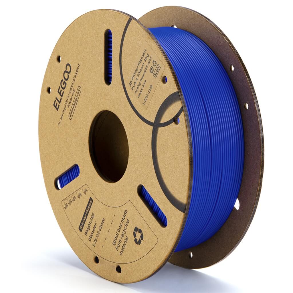 פילמנט PLA כחול 1 ק"ג 1.75 מ"מ - ELEGOO PLA Blue