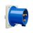 תקע ישר ללוח 3X16A (615306) IP44 WALTHER