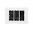 עמדת HOME & OFFICE תחת הטיח 6 מודול, ללא אביזרים NISKO