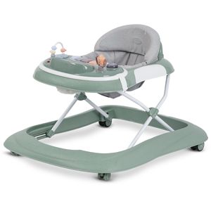 הליכון ישיבה לתינוק BELL עם 3 מצבי גובה, אורות וצלילים - ירוק - Olive Petal