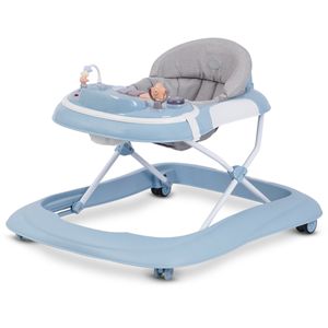 הליכון ישיבה לתינוק BELL עם 3 מצבי גובה, אורות וצלילים - כחול Blue Daisy