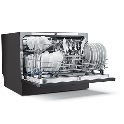 מדיח כלים ‏קומפקטי Midea MDWT0602M(B)-W-IL מידאה