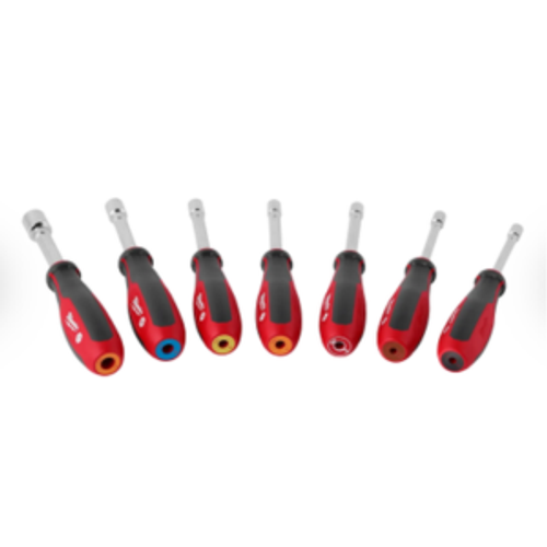 סט 7 מפתחות בוקסה מגנטיים Metric HollowCore Milwaukee מילווקי