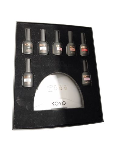ערכת מניקור לק ג'ל מקצועית לשימוש ביתי קויו KOYO 