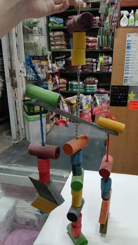 צעצוע עץ צבעוני ענק לבעלי כנף גדולים 70 ס