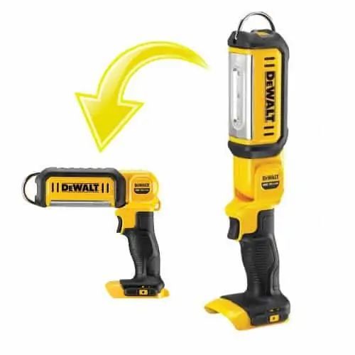 פנס לד מתכוונן דיוולט 18/20V - גוף בלבד DCL050N/DCL050 - DeWALT   