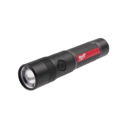 פנס יד מילווקי 800 לומינס נטען USB עם סוללה 3AH ומטען 2160-21 / L4 FMLED MILWAUKEE