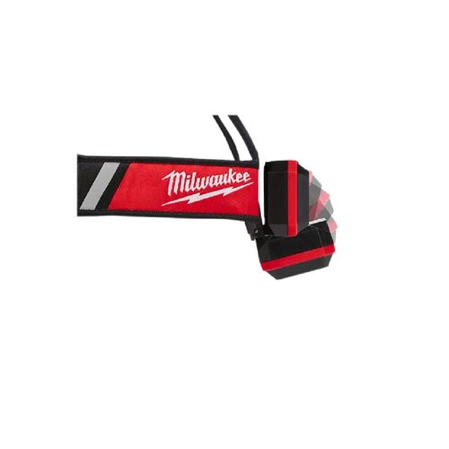 פנס ראש LED נטען 4V USB לקסדות בטיחות 600 לומנס  מבית Milwaukee דגם 2115-21 	