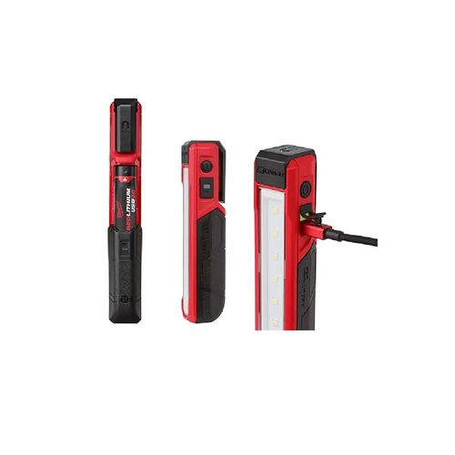 פנס כיס מגנטי 445 לומינס נטען USB עם 2 סוללות 3AH ומטען 2112-22H / L4 FL 301 MILWAUKEE