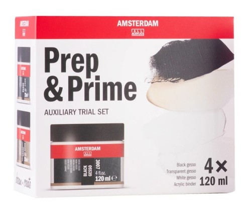 ערכה של 4 סוגי ג'סו PREP PRIME AUXILIARY TRIAL SET , נפח 120 מ