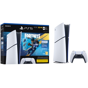 קונסולת משחק סוני פלייסטיישן Sony Playstation 5 Slim כולל שובר למשחק Fortnite