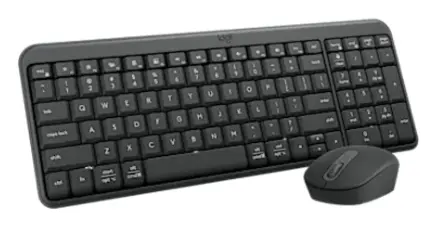 סט מקלדת ועכבר אלחוטיים Logitech MK250 Bluetooth – בצבע Graphite