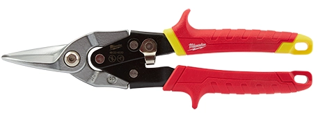 מספרי פח מקצועיים לחיתוך ישר מילווקי Milwaukee Aviation Snips 10 אינץ