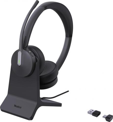 אוזניות Yealink BH70 Dual Teams with stand USB C/A