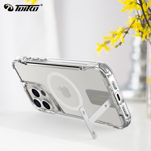 מגן לאייפון   MagSand שקוף קשיח Toiko Titan  הנחה 35% מתאים ל IP16,IP 16PLUS,  1P16 PRO, IP16 PRO MAX