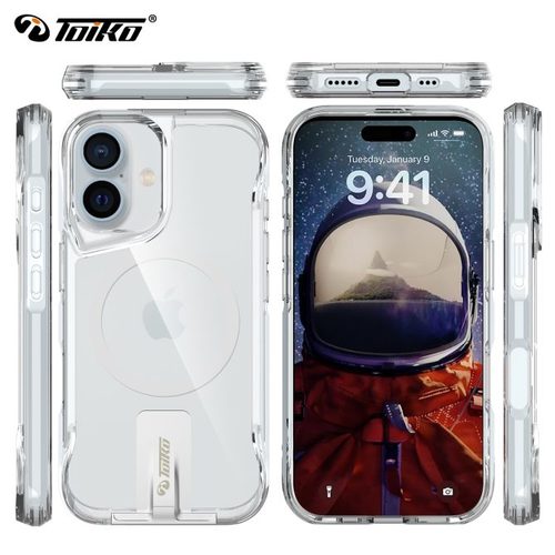 מגן לאייפון  סדרה 15, הנחה 35%, MagSand שקוף קשיח Toiko Titan   מתאים ל IP15,IP 15PLUS,  1P15 PRO, IP15 PRO MAX