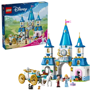 לגו Disney – הטירה וכרכרת הסוסים של סינדרלה (43275) LEGO