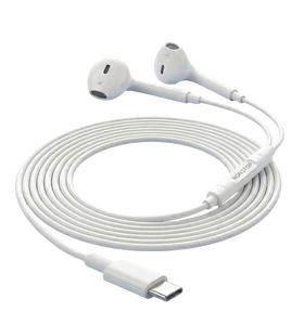 אוזניות כפתור חוטיות NONSTOP HearGo Classic USB-C 