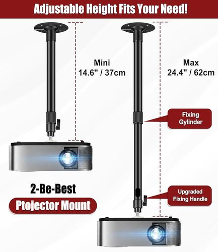 מתקן תקרה מתכוונן למקרן גדול B-Tech BT899XL