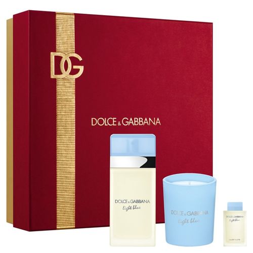 Dolce&gabbana Set Light Blue Edt 100ml + 4.5ml + Candle 70gr