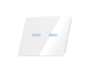מתג זיגבי חכם 2 הדלקות- לבן semicom